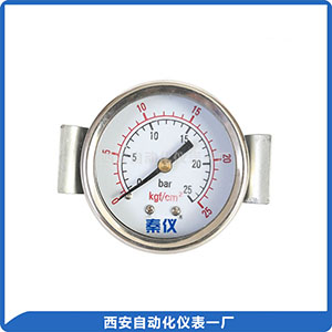 普通壓力表--帶支架安裝