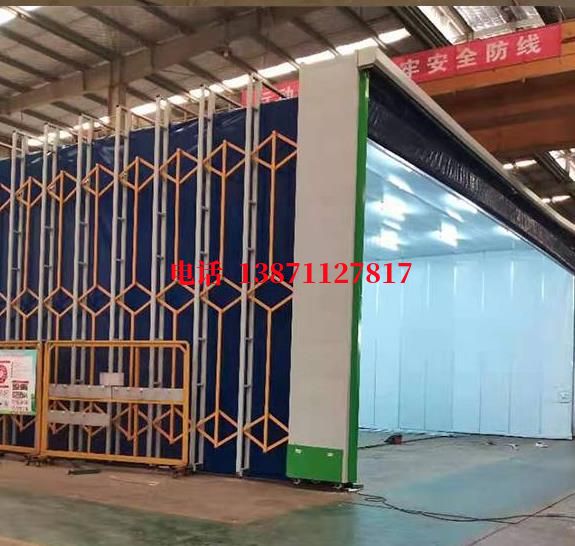 鋼結(jié)構(gòu)廠(chǎng)移動(dòng)伸縮房